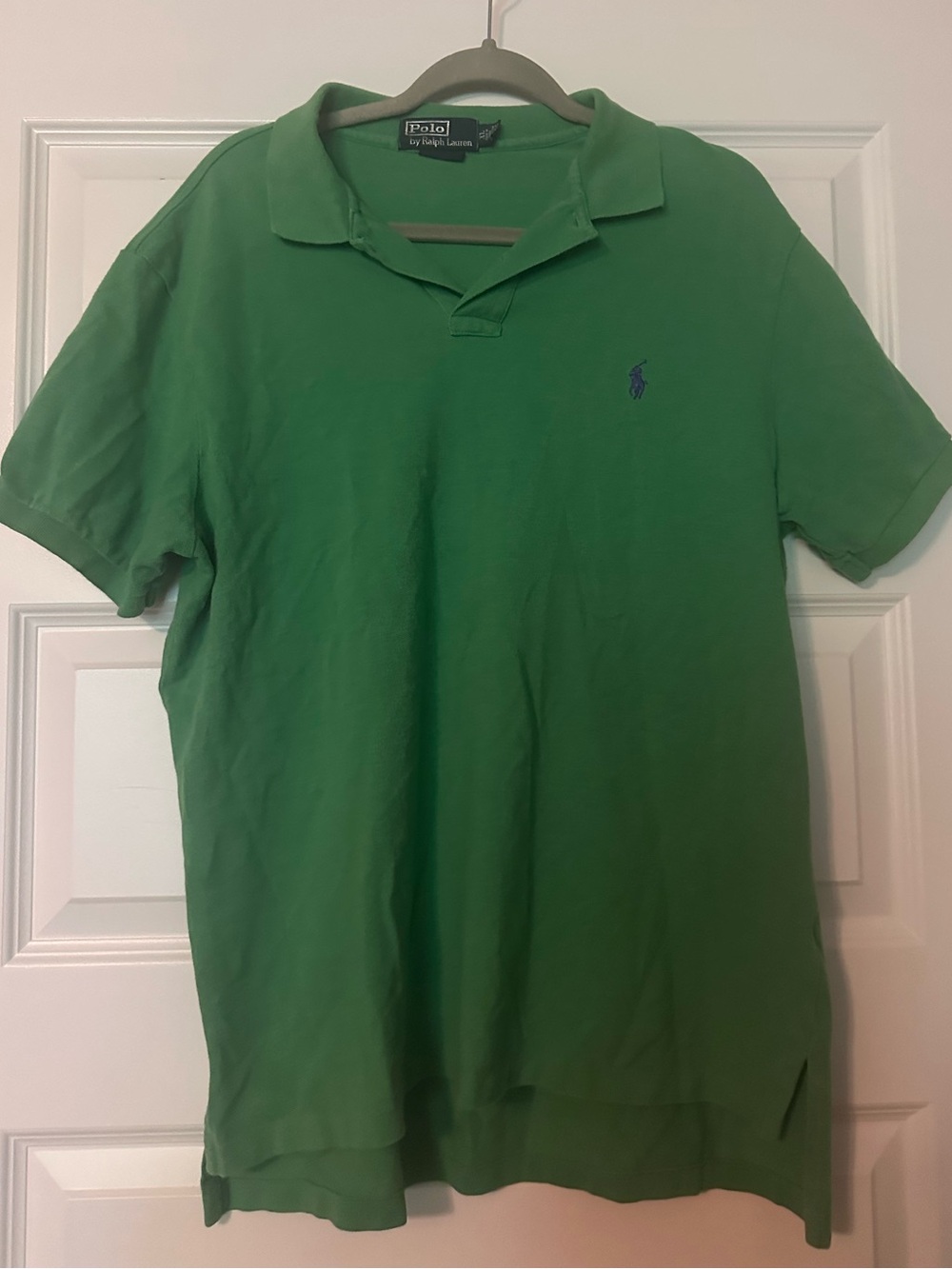 Polo by Ralph Lauren Green Short Sleeve Polo with Blue Pony
